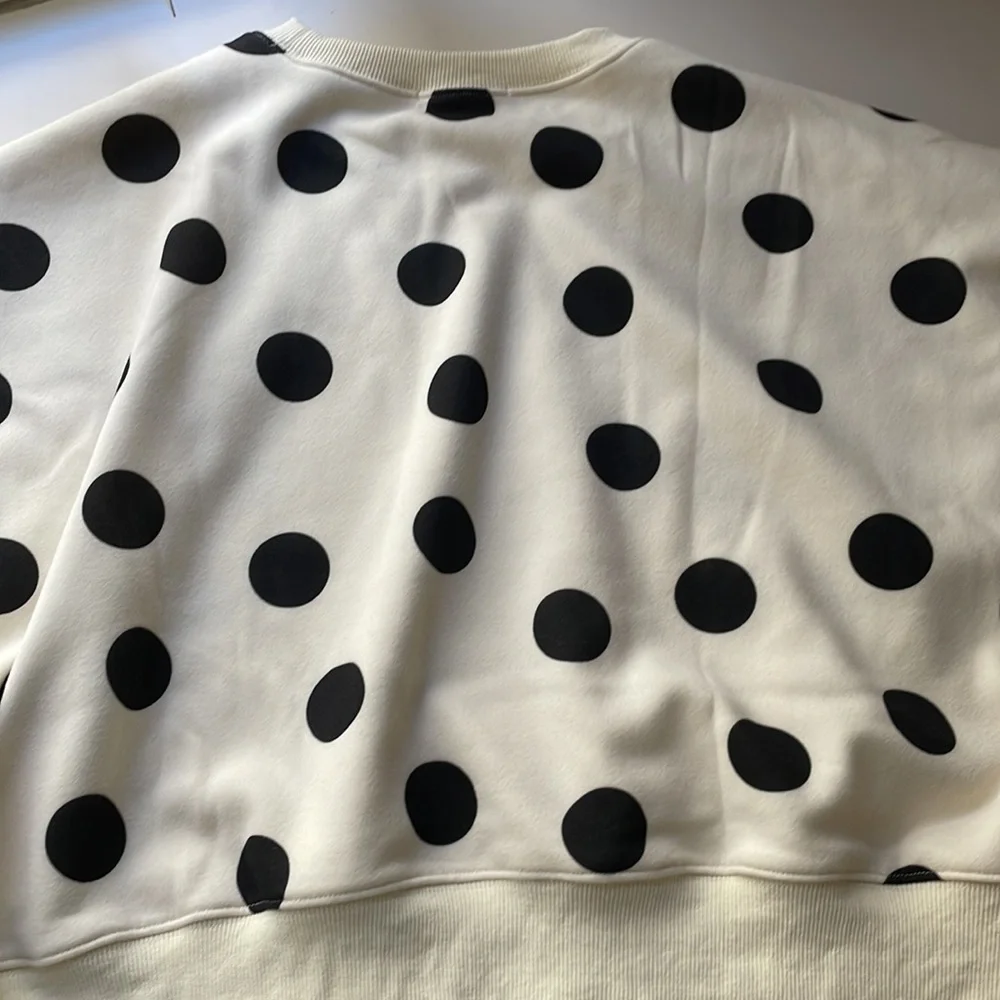 Poppy & Pine Polka Dot Crop Sweatshirt - Picture 7 of 10